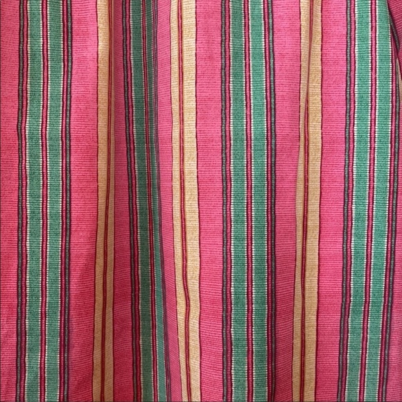 VTG Candy Stripe House Coat Dressing Gown Robe - Picture 8 of 8